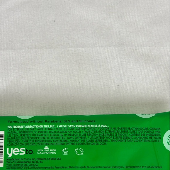 Yes To Cucumber Wipes Mask Removal Facial Calming Wipes Set of Four 5 Count Pack - Picture 7 of 9